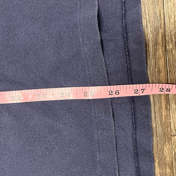 Polo Ralph Lauren Custom Slim Fit Polo Navy Orange Pony Men L Preppy Classic - Picture 6 of 7